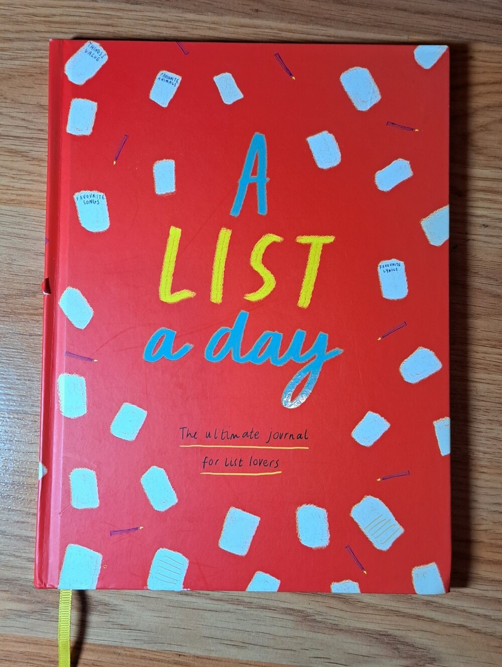 A List A Day Journal For List Lovers